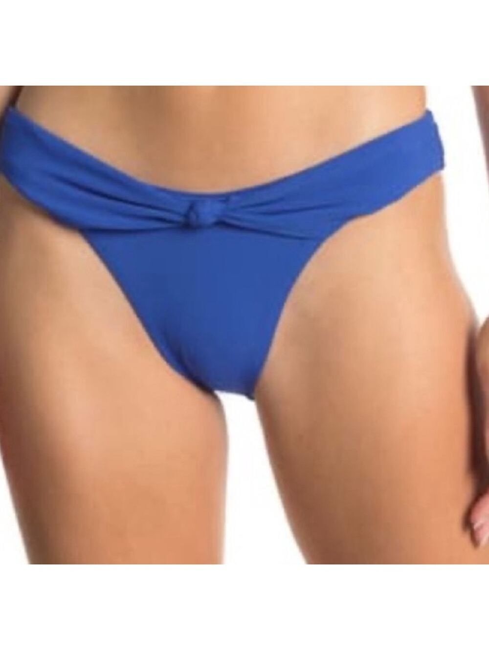 NWT Robin Piccone [ Medium ] Ava Twist Hipster Bikini Bottoms in blue